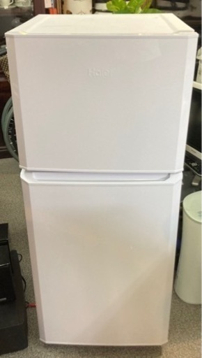ハイアール Haier 2ドア冷凍冷蔵庫 JR-N121A ホワイト　2017年製 121L 動作品