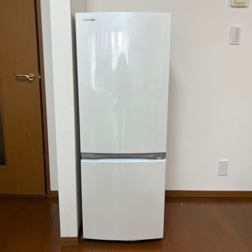 冷凍冷蔵庫153L 東芝　白　2019年