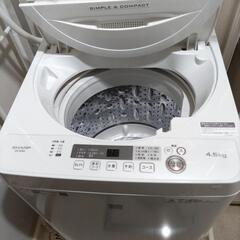 【受け渡し予定者決定】洗濯機 SHARP2019年製