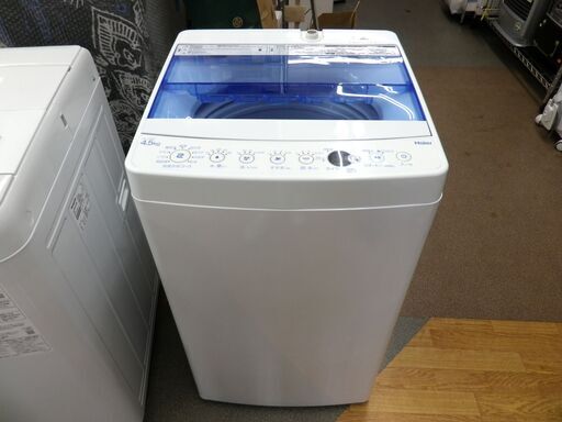 西岡店 洗濯機 4.5㎏ 2020年製 ハイアール JW-C45FK ホワイト Haier 一人暮らし・単身