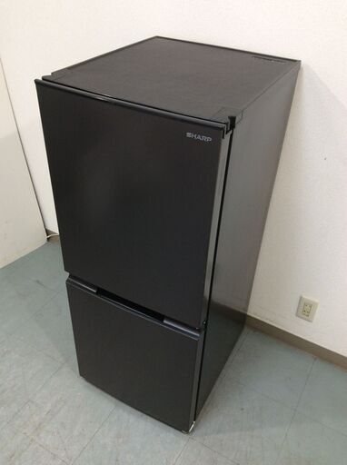 （6/3受渡済）JT6507【SHARP/シャープ 2ドア冷蔵庫】極美品 2022年製 SJ-D15H-H 家電 キッチン 冷蔵冷凍庫 右開き 152L