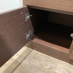 【愛品館市原店】ニトリ｜ビゼン120KB｜スライド扉キッチンボード