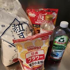 お米、小麦粉、醤油、食器用洗剤など