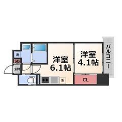 ✅家賃まで負担✅初期費用無料🎉江坂駅13分🎉二人入居可ネット無料1DK