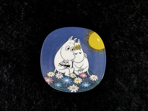 ■アラビア ARABIA FINLAND ムーミン ウォールプレート  Moon Shine「月の明かりの下で」 札幌 南12条店