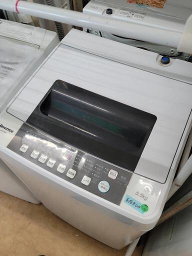 【新生活応援】ハイセンス 全自動 洗濯機 5.5kg HW-T55C リサイクルショップ宮崎屋　佐土原店　24.3.28F