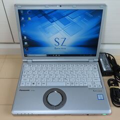 JC01207 Panasonic ノートパソコン レッツノート CF-SZ6 RFQVS 美品 