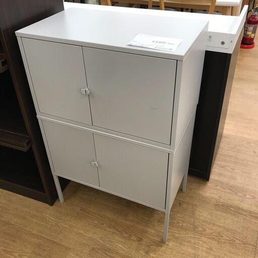 ★ジモティ割あり★ IKEA キャビネット ホワイト H92×W60×D35 クリーニング済み KJ1691