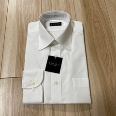 長袖　白　カッターシャツ