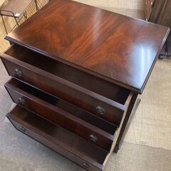 【愛品倶楽部柏店】RosJohn ロスジョン 英国皇室御用達 ３段チェスト アンティーク