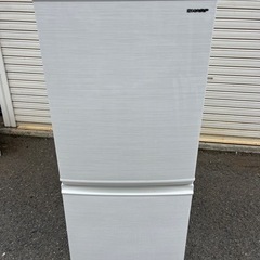 【引取り限定】シャープ　冷蔵庫　SJ-D14E-W 137L 2...