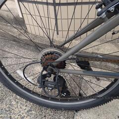 275マウンテンバイク フロントサス付きで 状態良しです