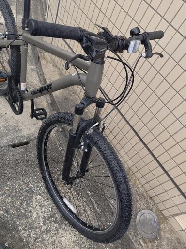 275マウンテンバイク フロントサス付きで クリアランス 状態良しです 