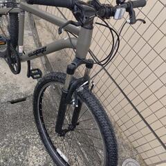 275マウンテンバイク フロントサス付きで 状態良しです