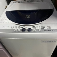 【無料】SHARP洗濯機4.5kg