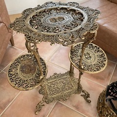 フランスアンティーク 真鍮 フラワースタンド