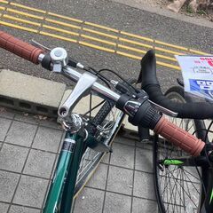 🚲新品未使用🚲26インチクロスバイク🚲グリーン🚲シマノ6段ギア