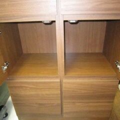 R302 NODA家具 リビングボード、収納家具、幅74cm 美品