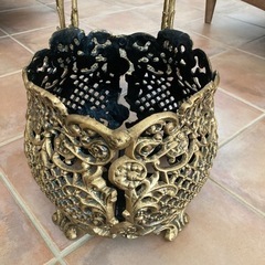 ★フランスアンティーク★　真鍮　     真鍮フラワースタンド家具　　2セット価格　★ビンテージ　コレクション