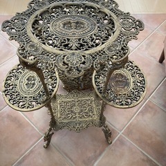 ★フランスアンティーク★　真鍮　     真鍮フラワースタンド家具　　2セット価格　★ビンテージ　コレクション