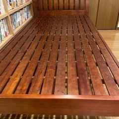 木製シングルベッド　枠