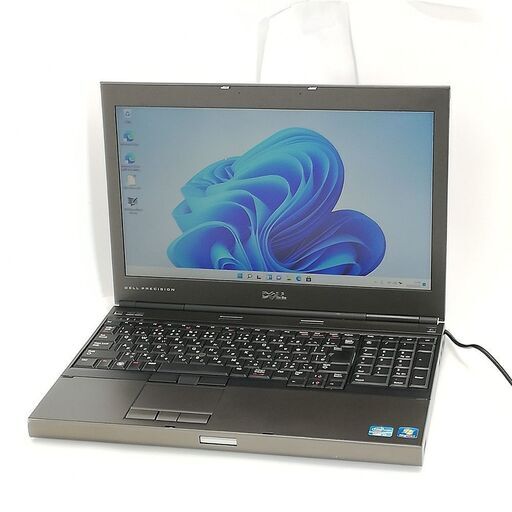送料無料 保証付 高速SSD 15.6型 ノートパソコン DELL M4600 中古良品 第2世代Core i7 8GB DVDRW 無線 NVIDIA Windows11 テンキー付 Office