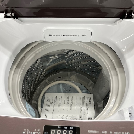 J2296 ★6ヶ月保証付★  美品 高年式！ 8kg洗濯機 Hisense ハイセンス HW-DG80A 2021年製 動作確認、クリーニング済み