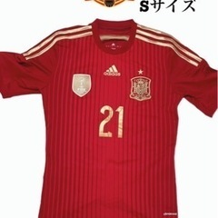 スペイン代表サッカー　ユニフォームサイズS adidas アディダス