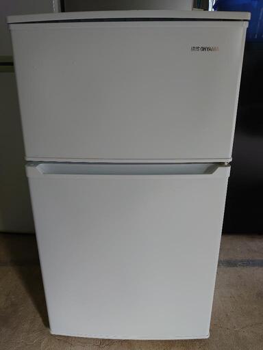 2ドア冷蔵庫   IRIS  OHYAMA  90L  2021年製