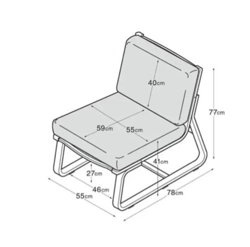 ⭐︎無印MUJIリビングでもダイニングでもつかえるソファチェア2脚渋谷引取限定