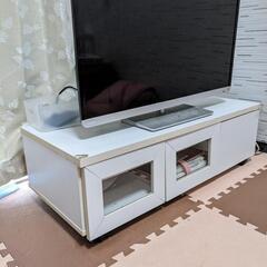 テレビ台　白