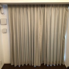 リリカラ　掃き出し窓用カーテン　遮光一級カーテン　レースのカーテン
