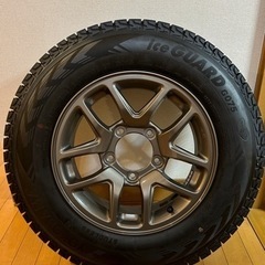 ジムニーJB64純正ホイール スタッドレス付き2019年35週目製造