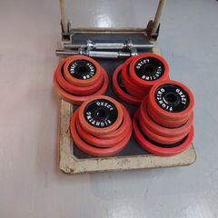 ファイティングロード  ベンチプレスセット  ウェイト計60kg付【引取限定・現状渡し】