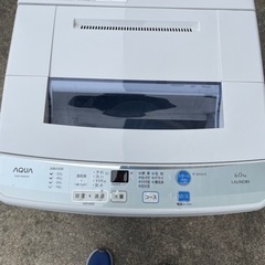 洗濯機　6kg 無料お譲りand千円払います。笑