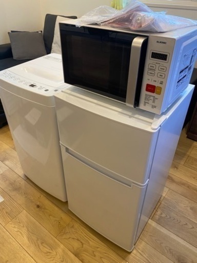 即日配送設置可能‼️家電3点セット✨冷蔵庫⭐️洗濯機⭐️電子レンジ  