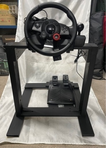 ハンコン ドライビングフォースGT + 自作スタンド