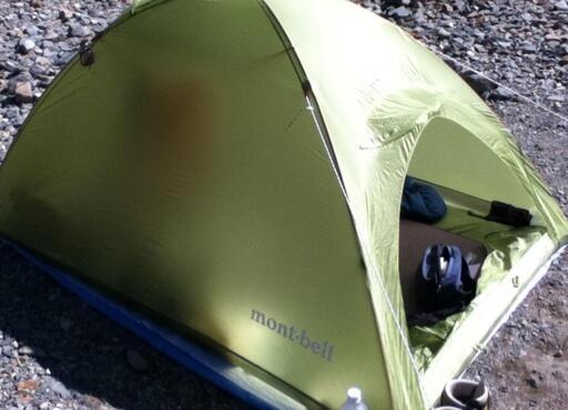 モンベルU.Lドームシェルター2 新型新品未使用 モンベルULドームシェルター2 テント設営 - YouTube