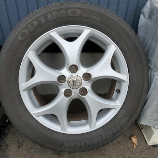 トヨタエスティマ純正アルミホイール 夏タイヤ4本セット クリアランス 
