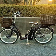 美品！ブリヂストン電動アシスト自転車 24インチ☆後ろカゴ＆スマホ 