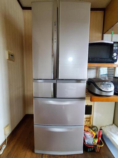 三菱ノンフロン冷凍冷蔵庫　mr-r44a-f