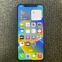 【ネット決済・配送可】iPhoneX   64GB  silve...