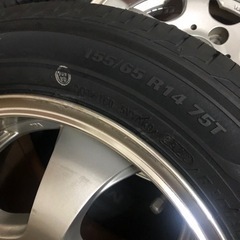 軽自動車　アルミホイール　新品タイヤ4本セット