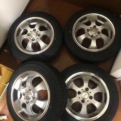軽自動車　アルミホイール　新品タイヤ4本セット