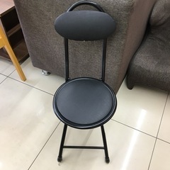 HJ389【中古】パイプ椅子 黒