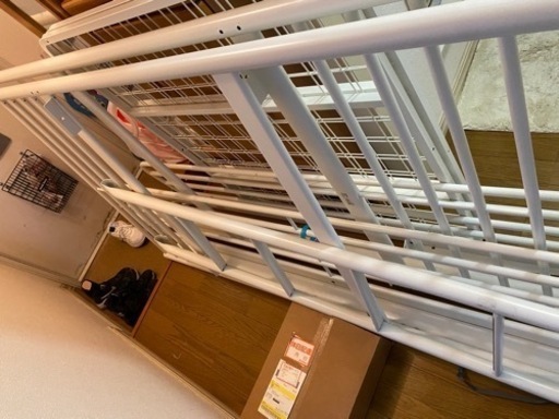 家具 IKEA ロフトベッド 白 スヴェルタ