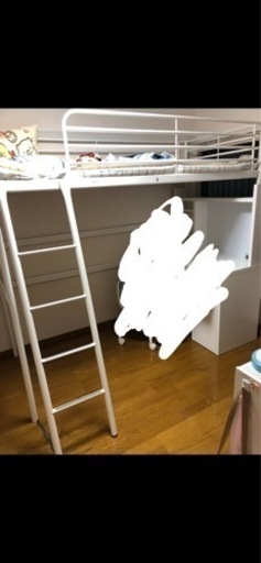 IKEA ロフトベッド 白 スヴェルタ