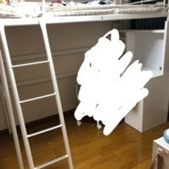 IKEA ロフトベッド 白 スヴェルタ