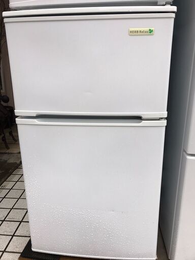 YAMADA/ヤマダ　ノンフロン冷凍冷蔵庫　90L　YRZ-C09B1　2018年製