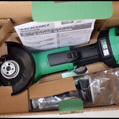 未使用 Hikoki 36V G3610DD (NN) 100mm コードレスディスクグラインダ マルチボルト 本体のみ